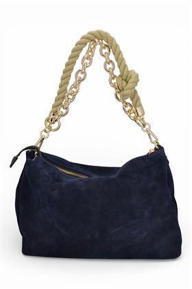 Borsa My Best Bag in camoscio colore blu notte. MY BEST BAG | 2028-BLU